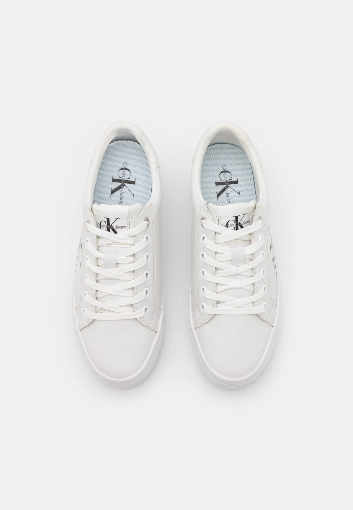 Calvin Klein Jeans Vulc Flatform Laceup - Sneakers Laag - Bright White - Afbeelding 6