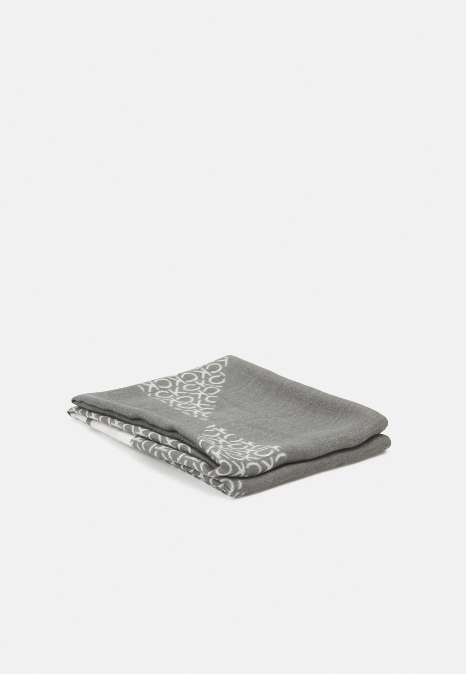 Calvin Klein Geo Minimal Logo Shawl - Sjaal - White - Afbeelding 2