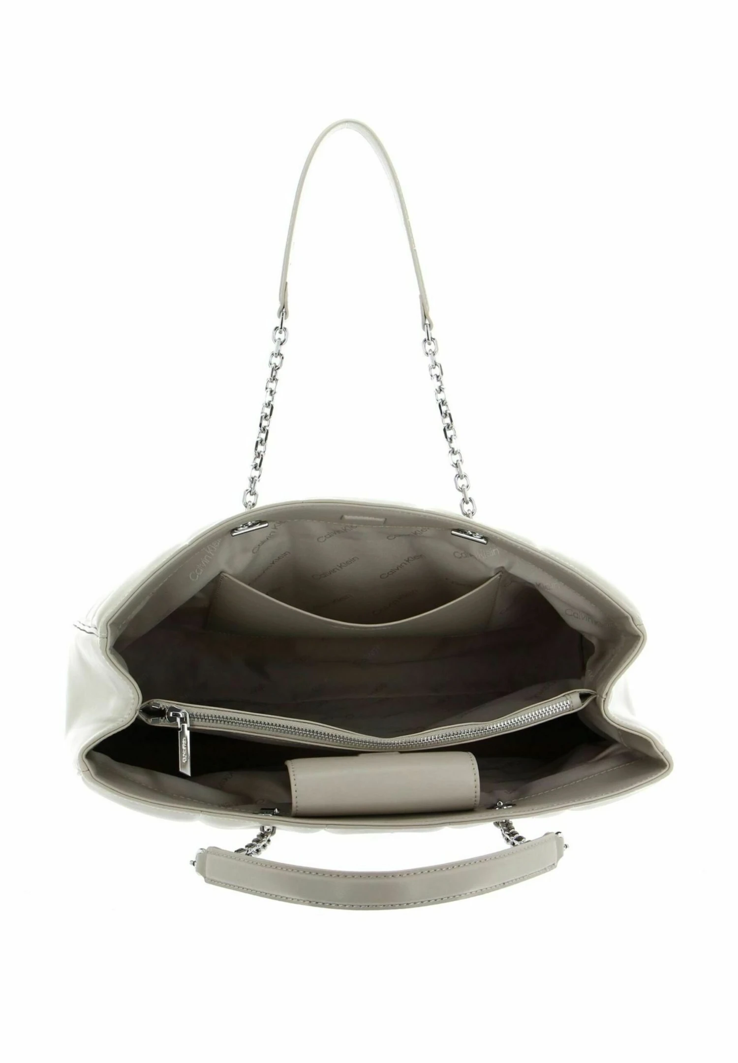 Calvin Klein Re-Lock Quilt- Shopper - Stoney Beige - Afbeelding 3