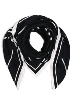 Calvin Klein Halsdoek - Schwarz/Ecru