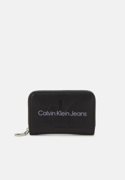 Calvin Klein Jeans Sculpted Zip Around Mono - Portemonnee - Fashion Black