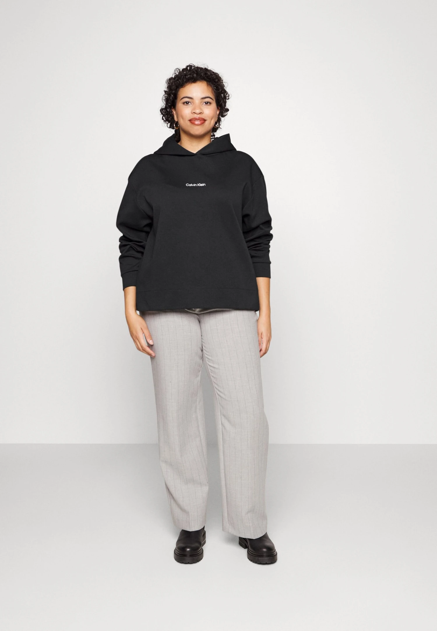 Calvin Klein Micro Logo Hoodie - Sweater - Black - Afbeelding 2