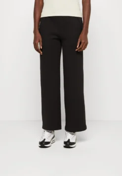 Calvin Klein Jeans Logo Piping Wide Leg Pants - Broek - Black