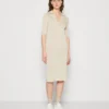 Calvin Klein Polo Dress - Etui-Jurk - Smooth Beige