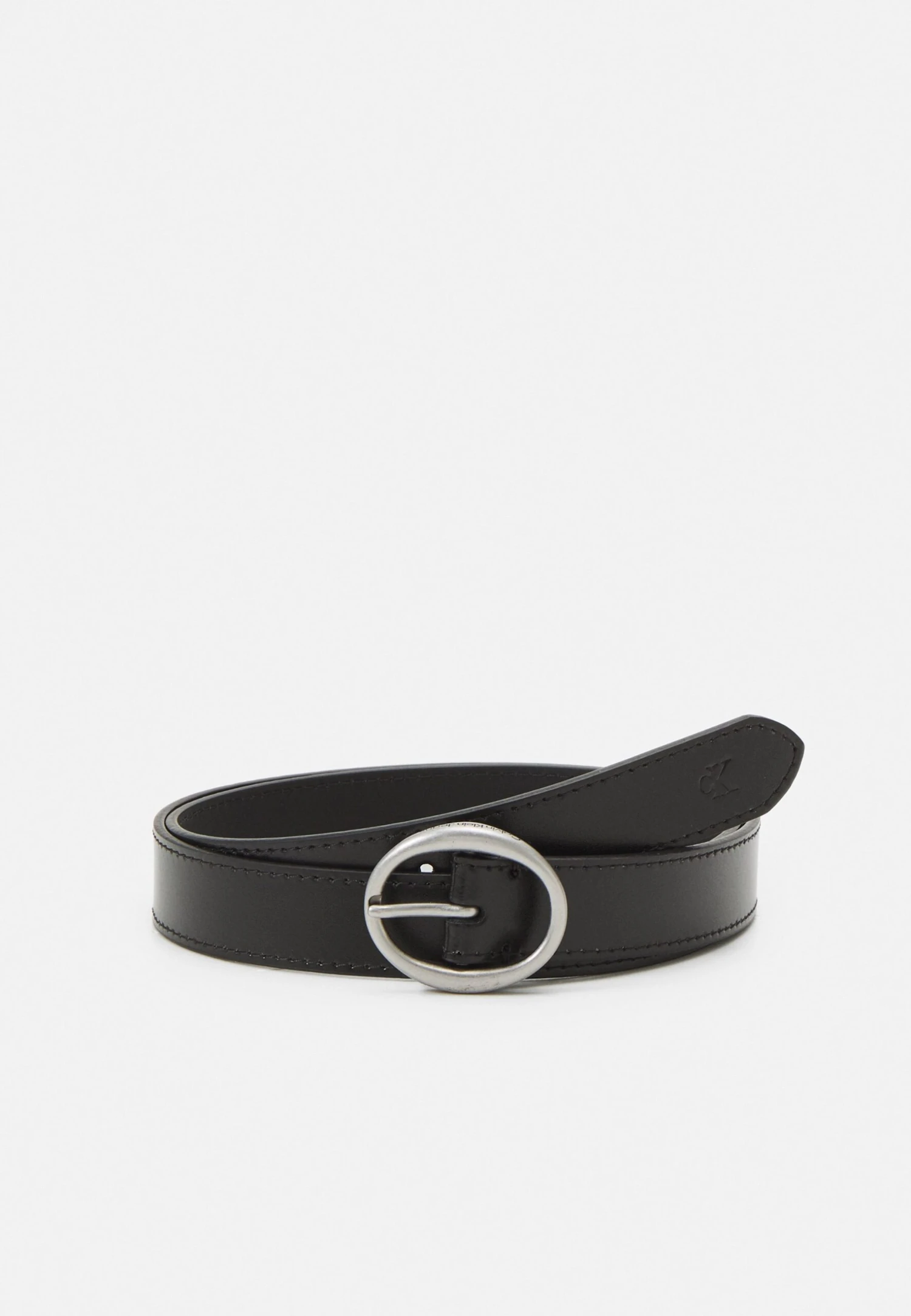 Calvin Klein Jeans Round Classic Lthr Sol 25Mm - Riem - Black