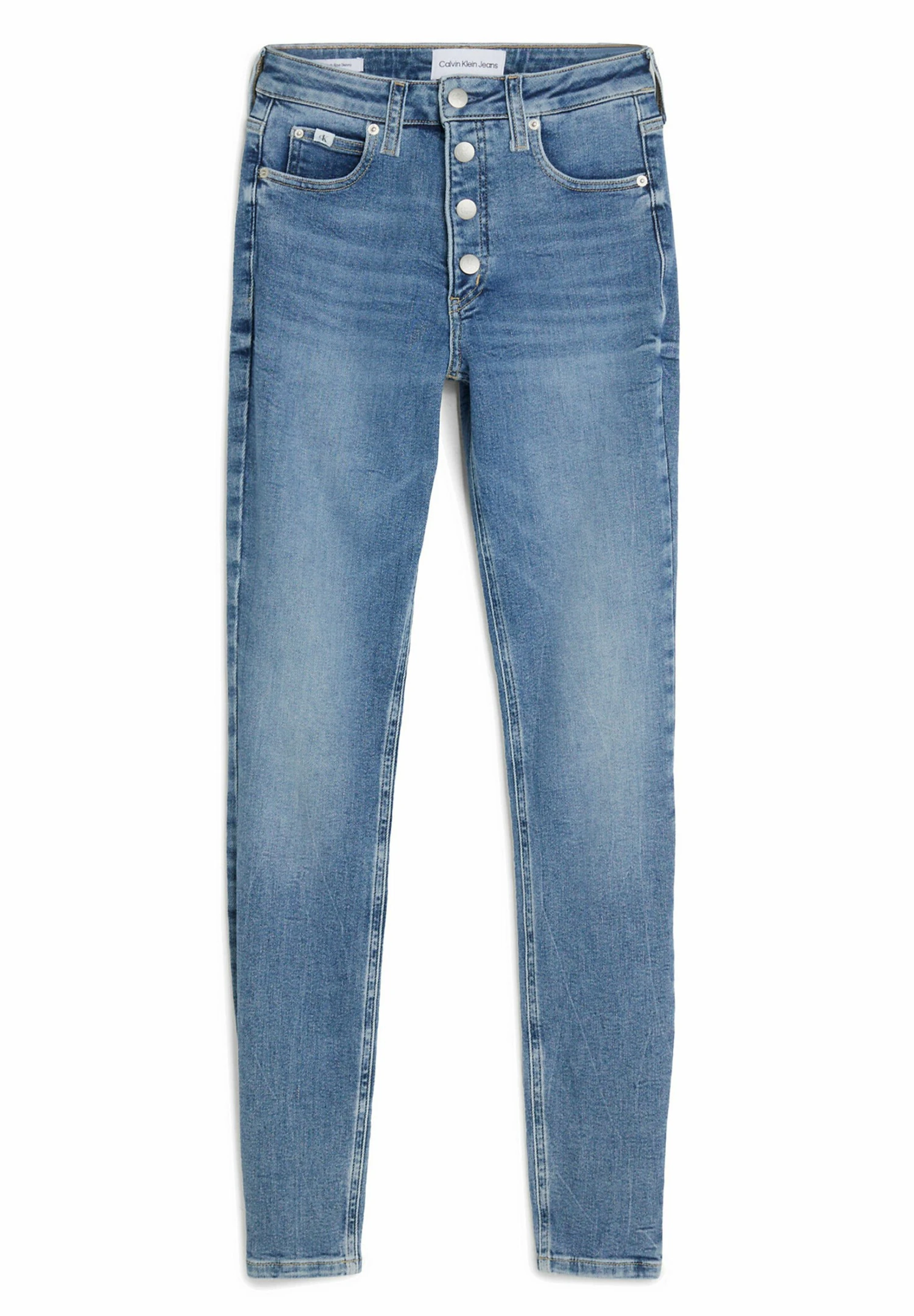 Calvin Klein Jeans High Rise - Jeans Skinny Fit - Denim Medium - Afbeelding 5