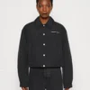 Calvin Klein Jeans Cropped Coach Jacket - Jas - Black