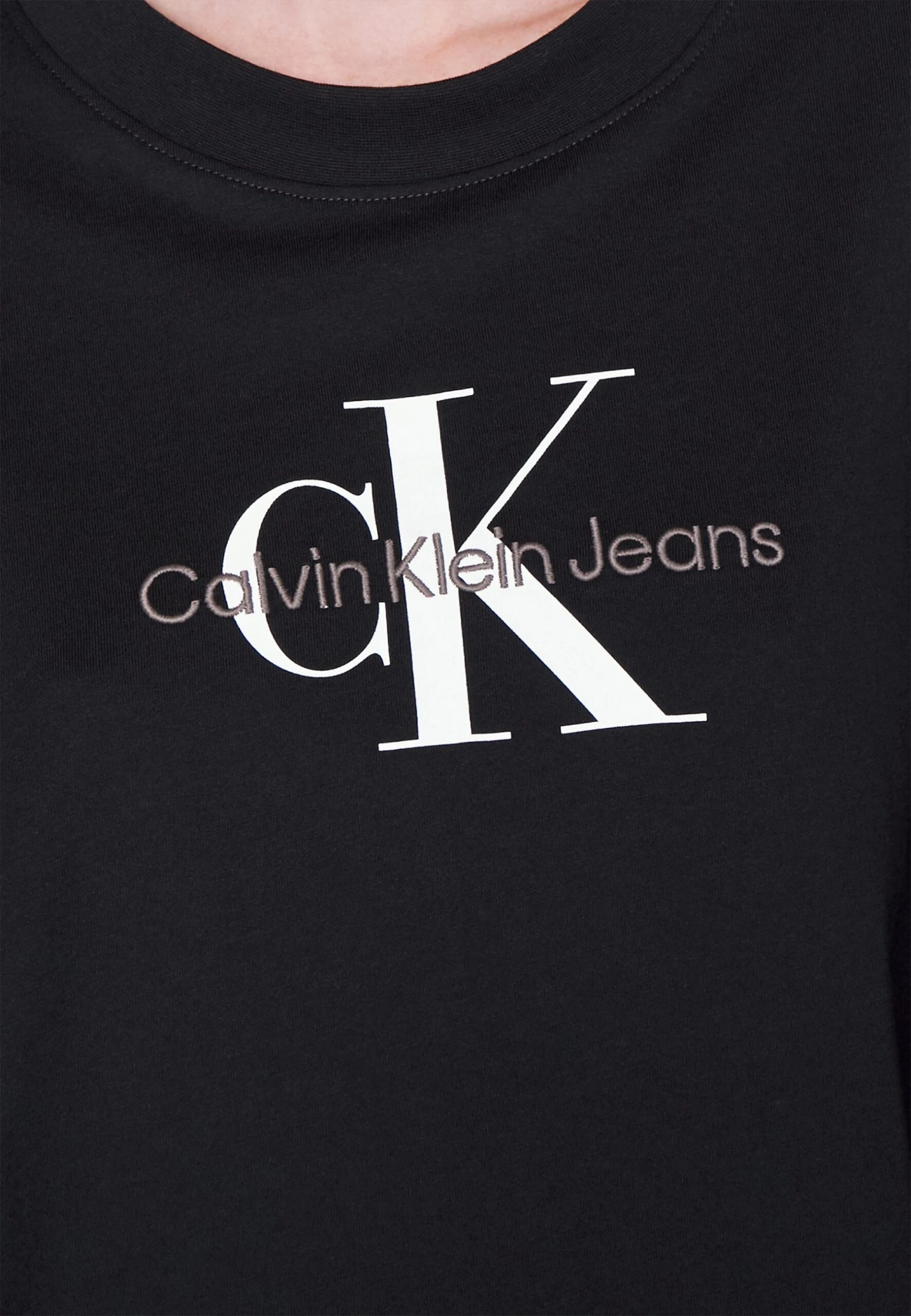 Calvin Klein Jeans Archival Monologo Long Sleeve - Sweater - Black - Afbeelding 5