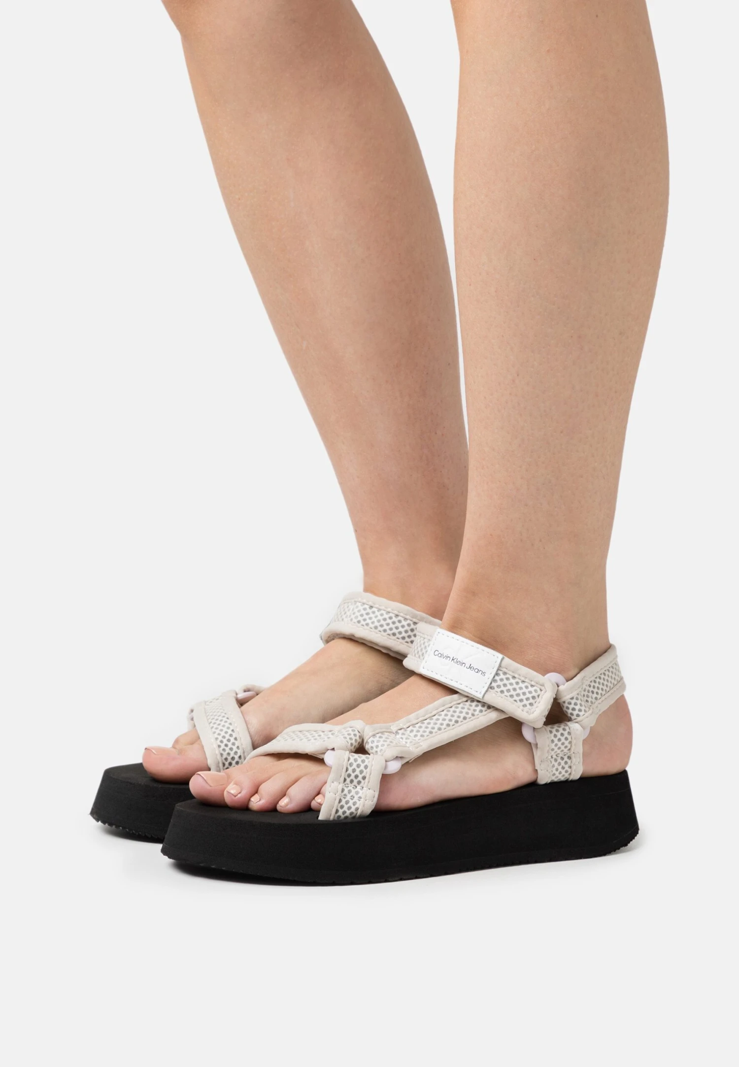 Calvin Klein Jeans Prefresato - Sandalen Met Plateauzool - Eggshell