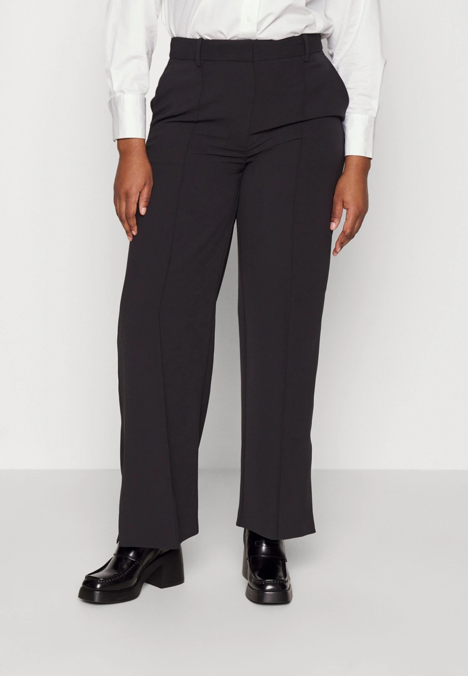 Calvin Klein Inclusive Wide Leg Pant - Broek - Black