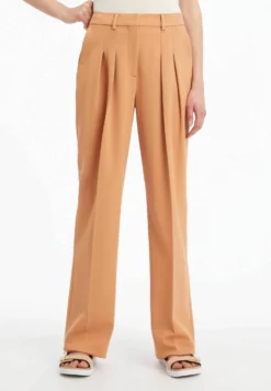 Calvin Klein Ten Twill Pleated - Broek - Camel