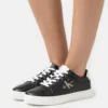 Calvin Klein Jeans Classic Cupsole Fluo Contrast - Sneakers Laag - Black/Ancient White
