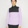Cecily Hybrid Quarter Zip - Trui - Lilac/Black
