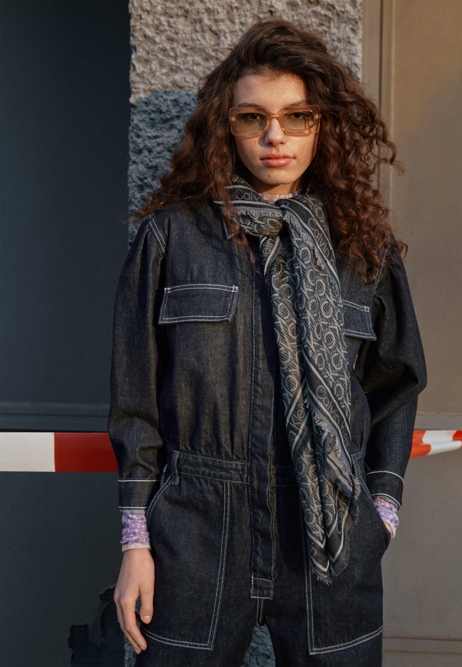 Calvin Klein Monogram Jacquard - Halsdoek - Black - Afbeelding 3