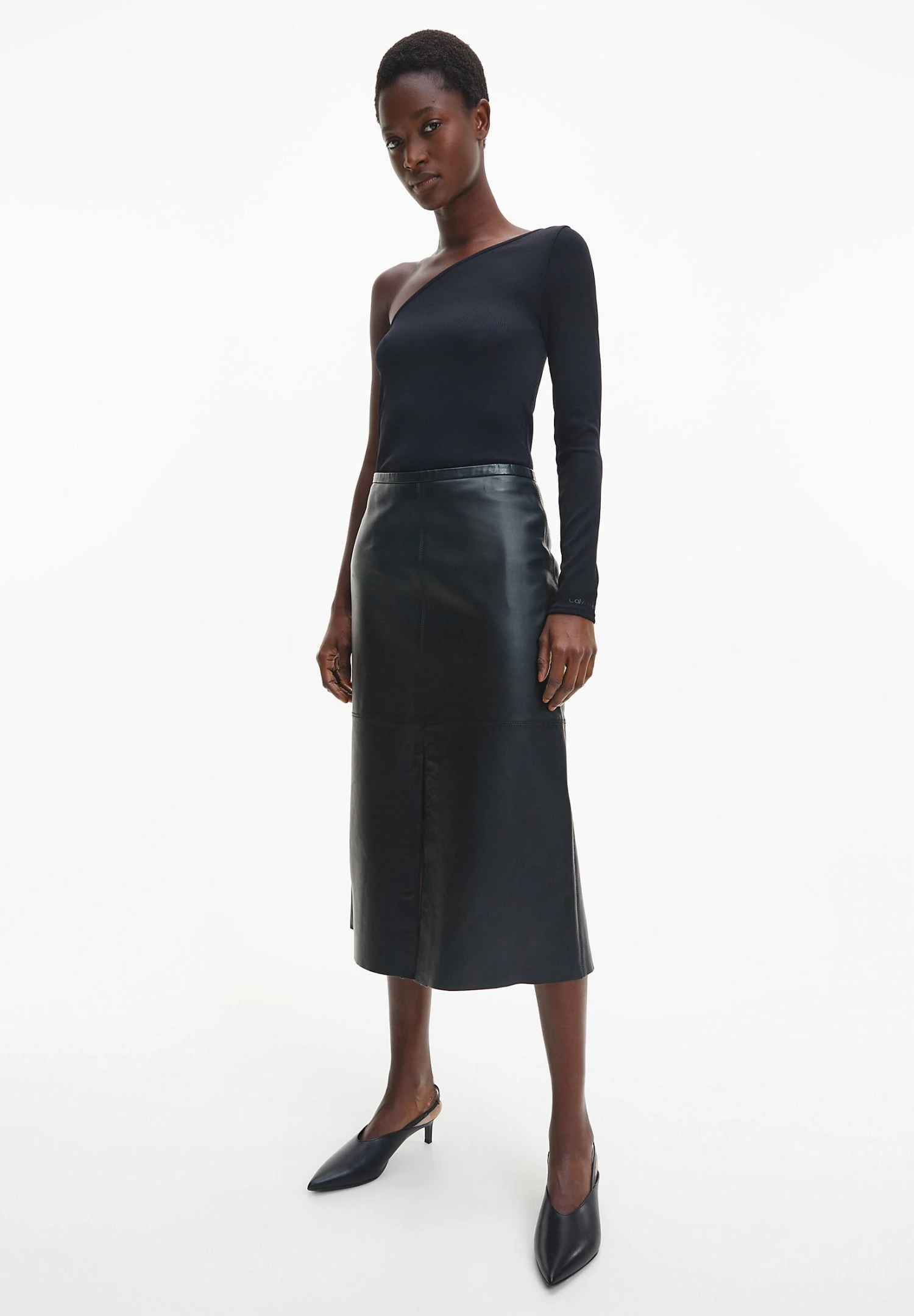 Calvin Klein A-Lijn Rok - Ck Black - Afbeelding 2