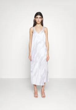 Calvin Klein Slip Dress - Cocktailjurk - Brushstroke Fade/Lilac Dusk