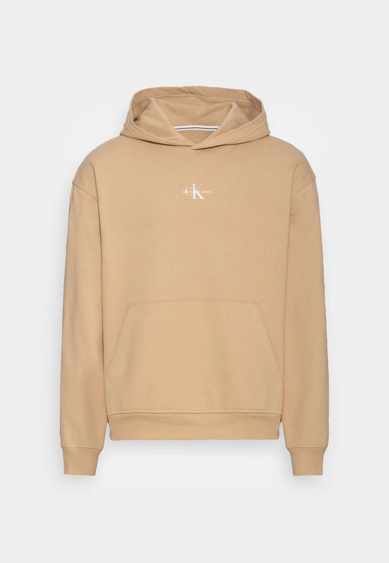 Calvin Klein Jeans Archival Monologo Back Hoodie Unisex - Hoodie - Travertine
