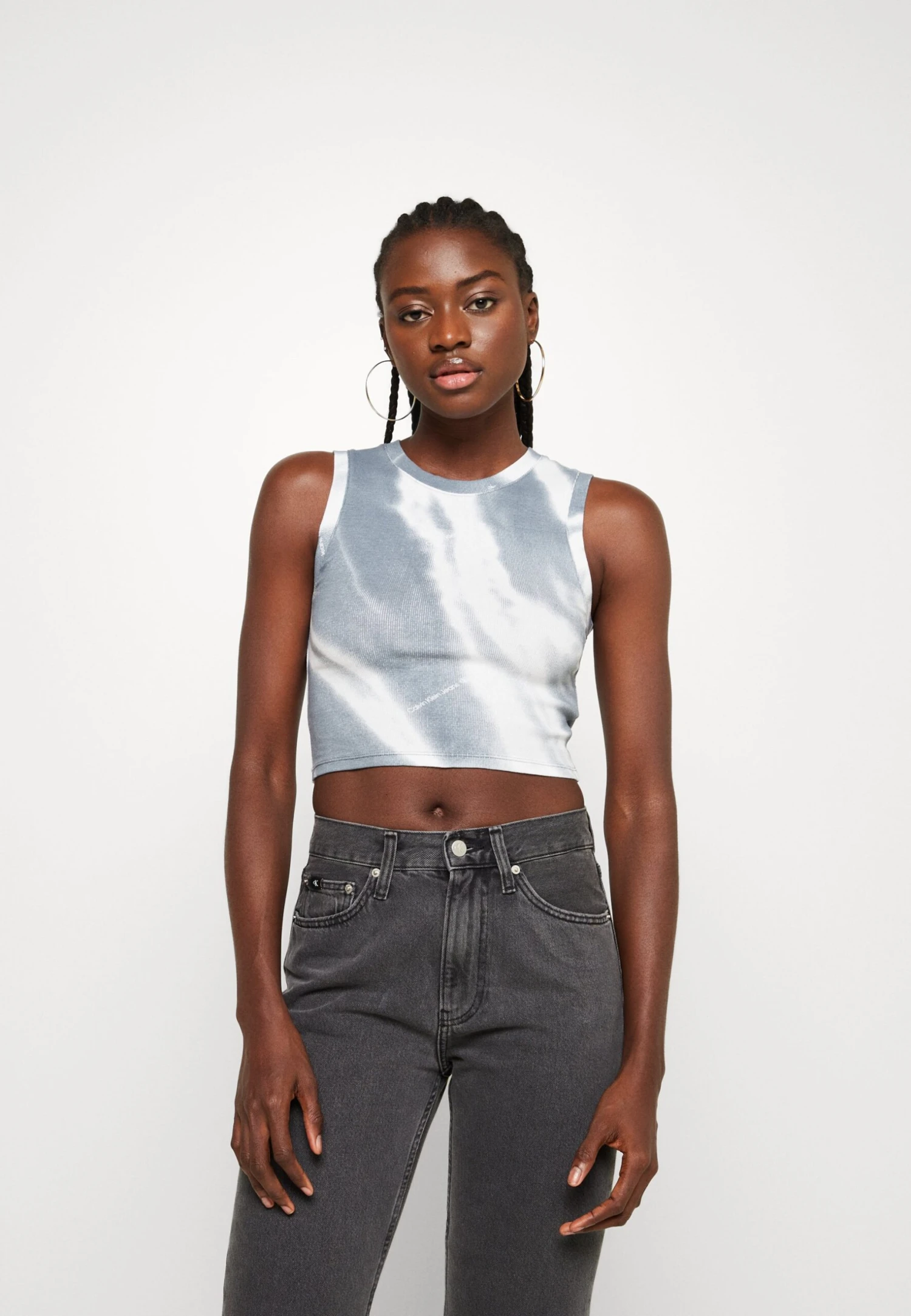 Calvin Klein Jeans Motion Blur- Top - Logo Movement Aop
