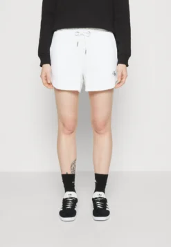 Calvin Klein Jeans Badge - Trainingsbroek - Bright White