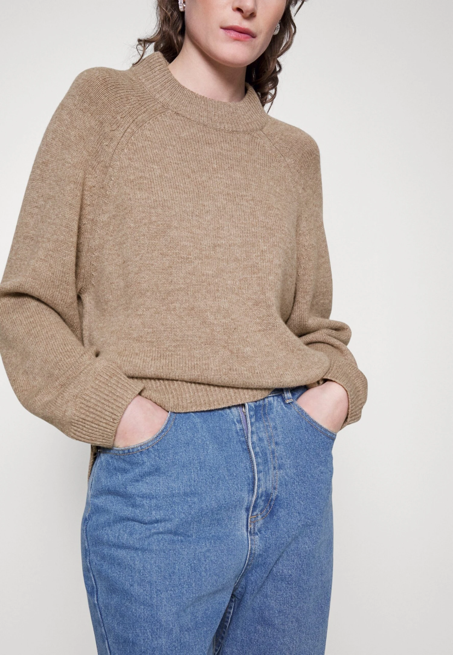 Calvin Klein Trui - City Taupe Heather - Afbeelding 7