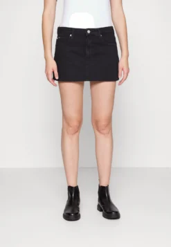 Calvin Klein Jeans Micro Skirt - Minirok - Denim Black