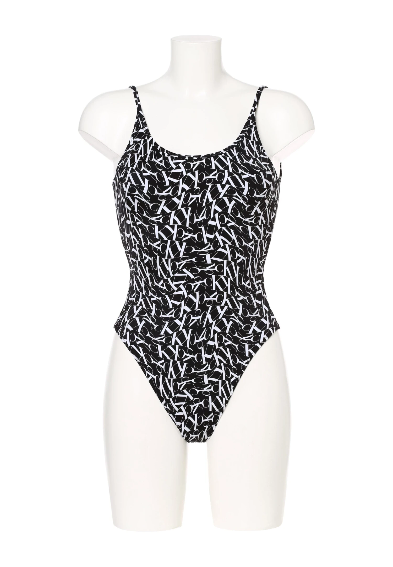 Calvin Klein Badpak - Schwarz Weiß - Afbeelding 2