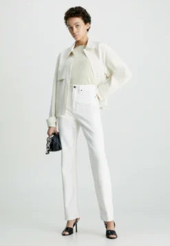 Calvin Klein High Rise - Straight Leg Jeans - Denim Light