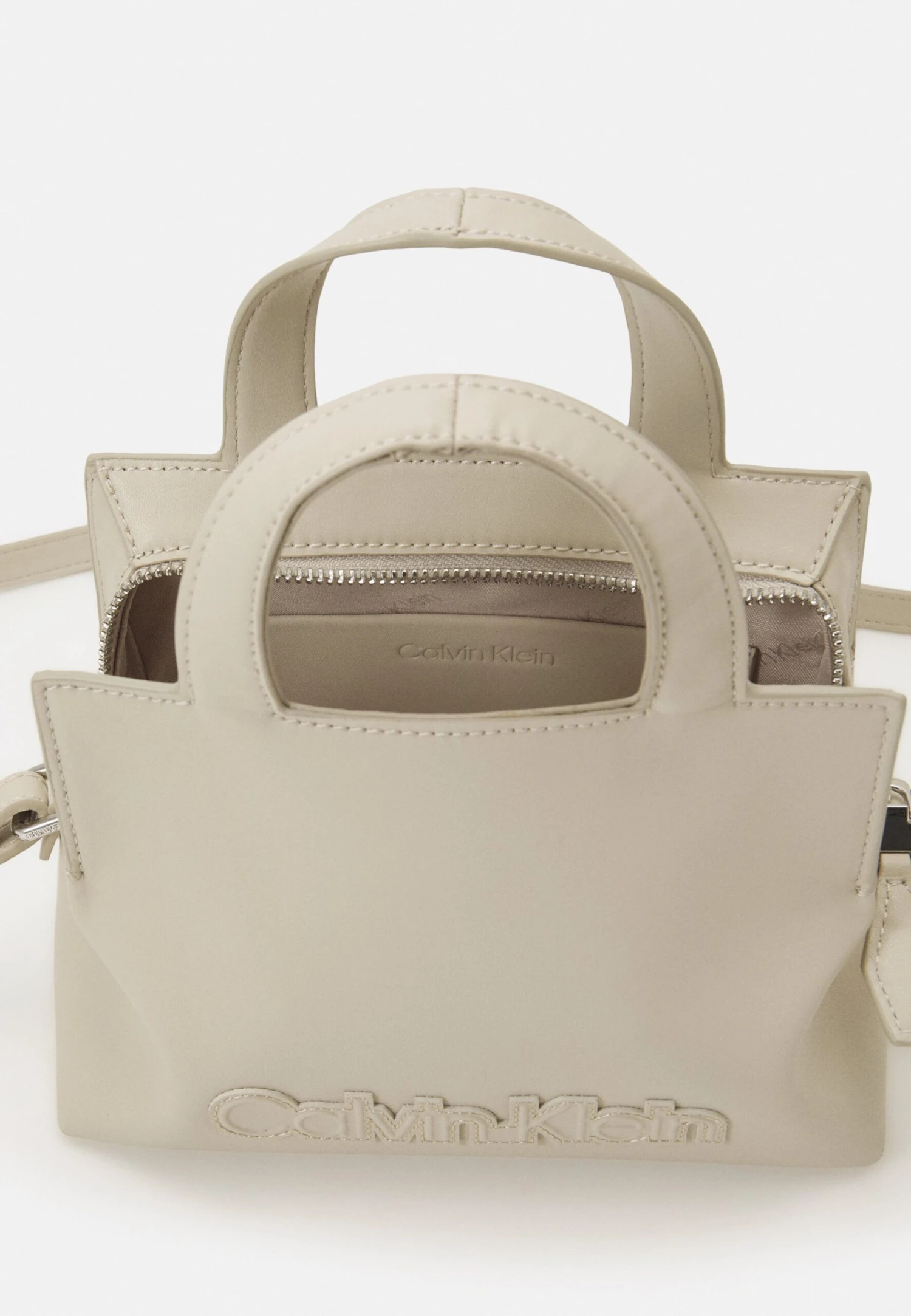 Calvin Klein Neat Tote - Handtas - Stoney Beige - Afbeelding 3