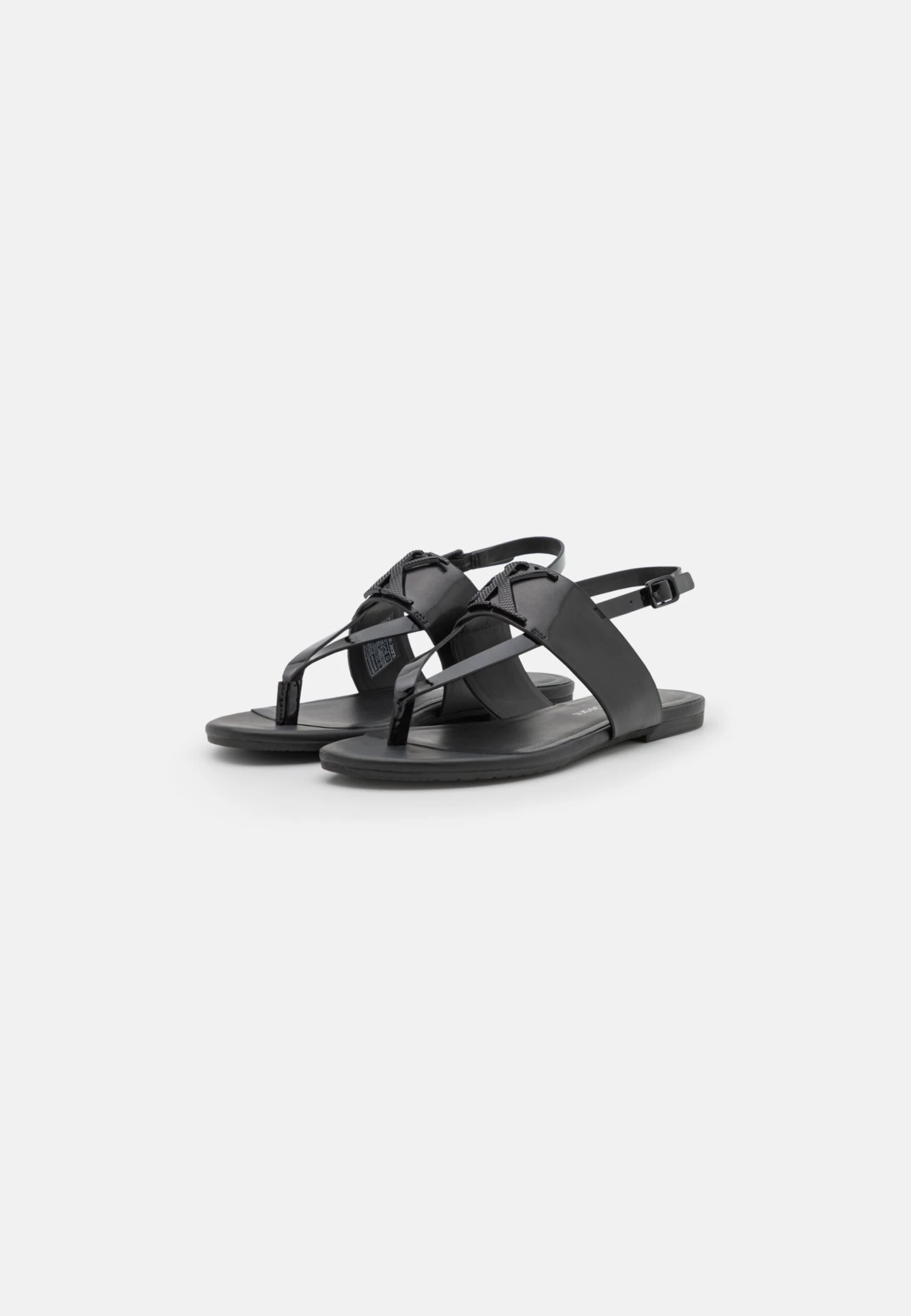 Calvin Klein Jeans Flat Toepost- Teensandalen - Black - Afbeelding 3
