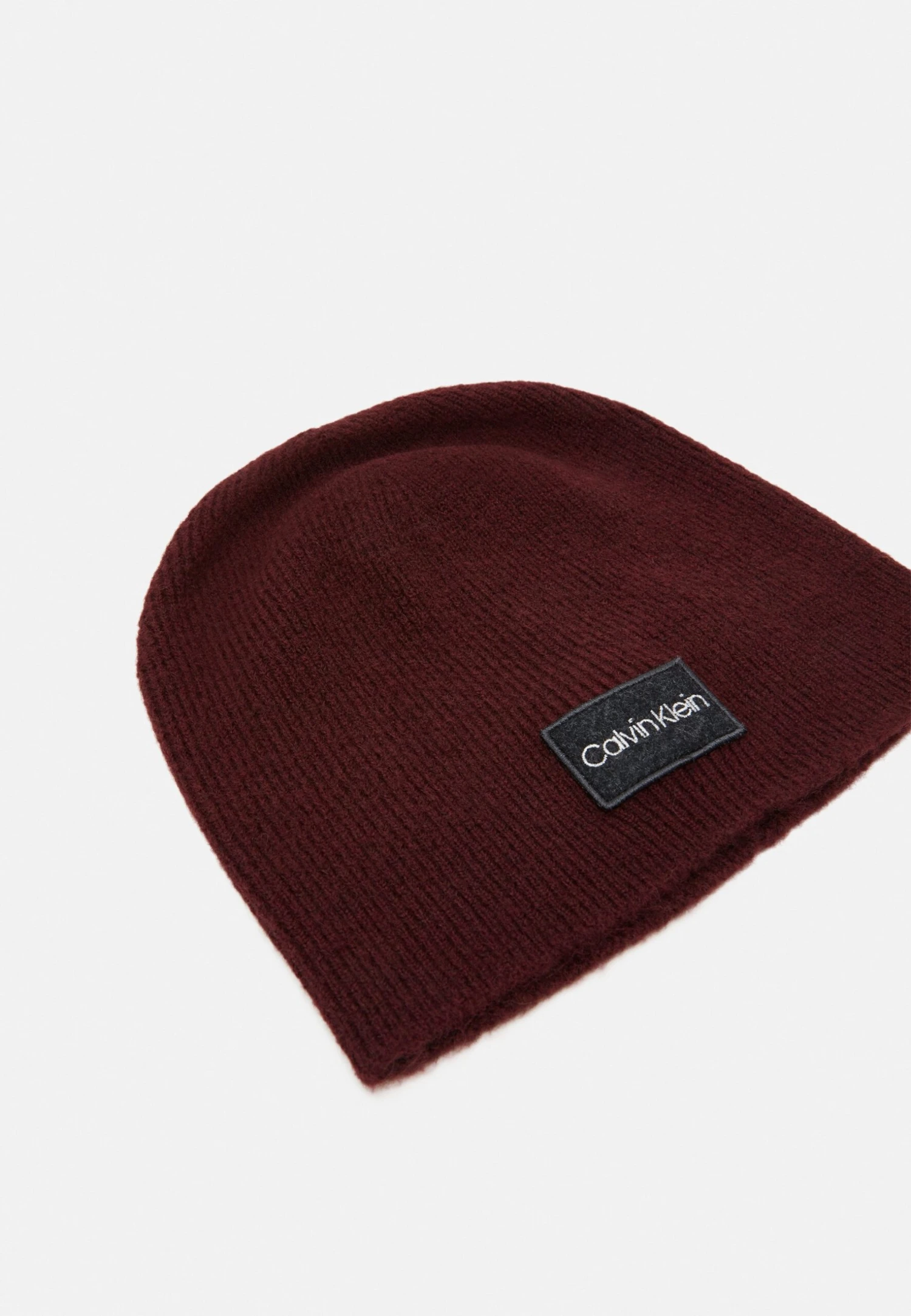 Calvin Klein Classic No Fold Beanie Unisex - Muts - Tawny Port - Afbeelding 3