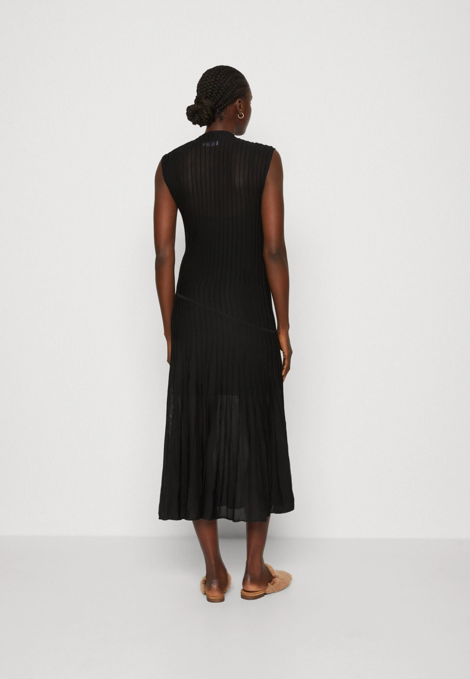 Calvin Klein Sheer Dress - Cocktailjurk - Black - Afbeelding 3