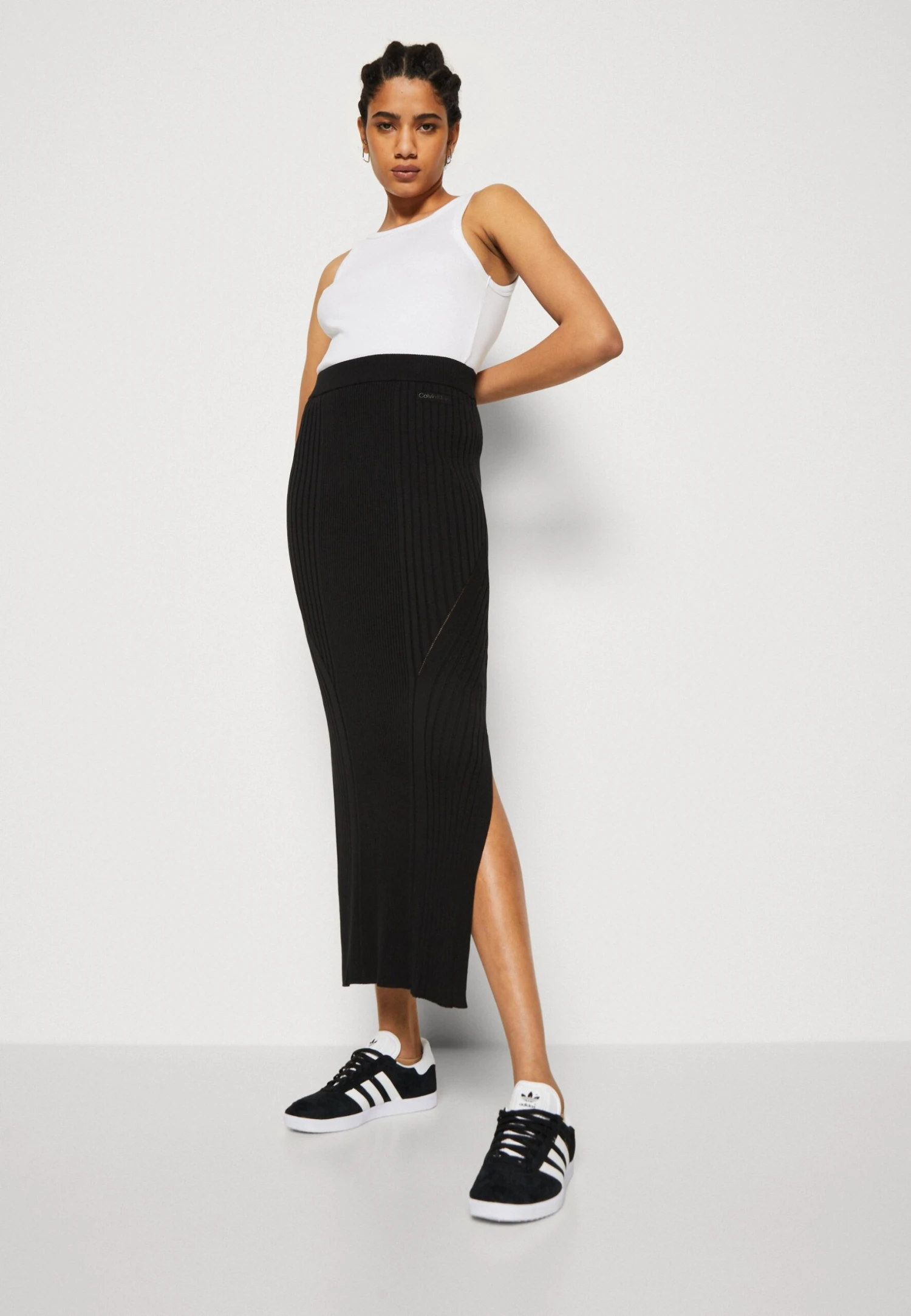 Calvin Klein Iconic Skirt - Kokerrok - Black - Afbeelding 4