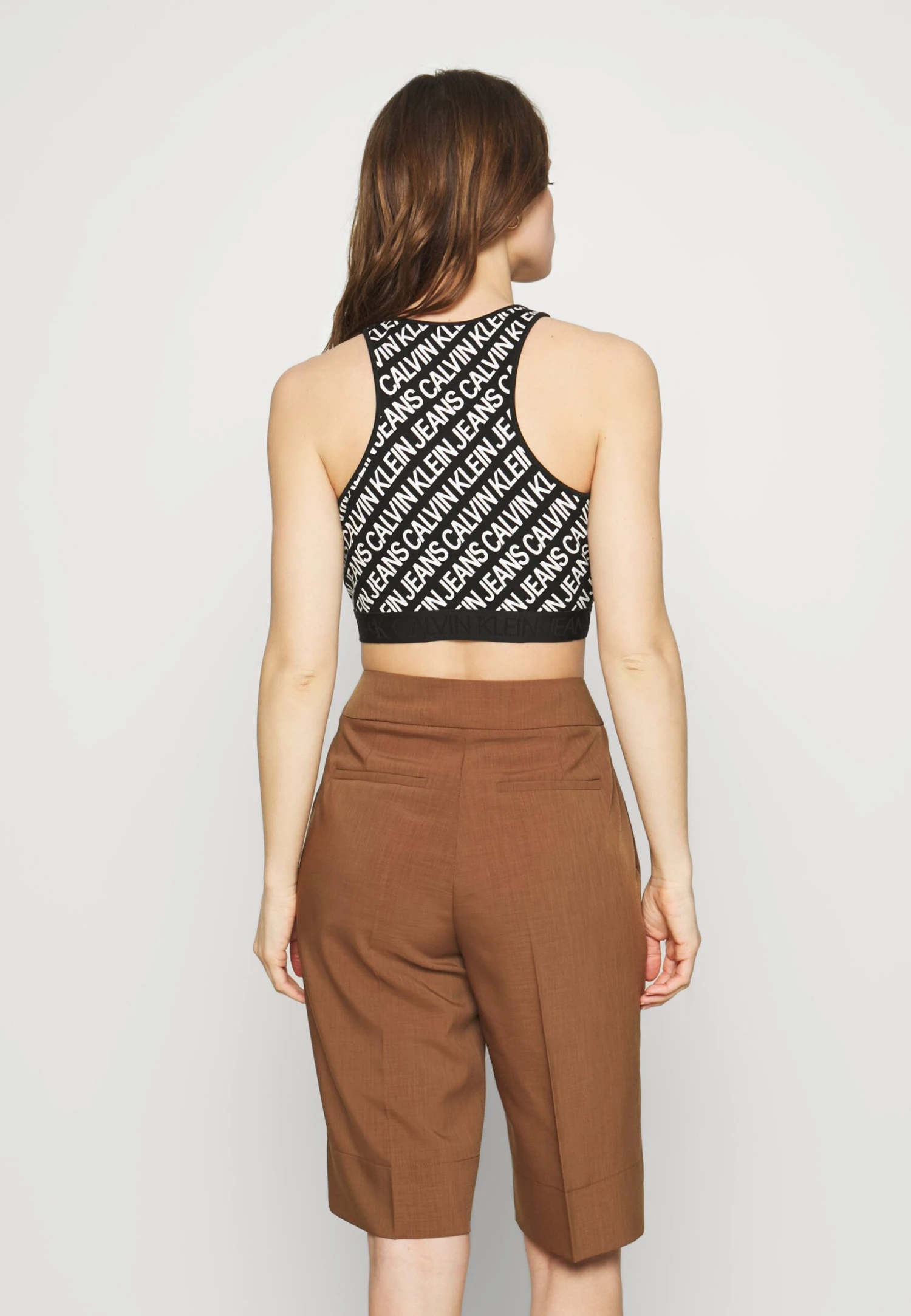 Calvin Klein Jeans Milano Logo - Top - Black - Afbeelding 3