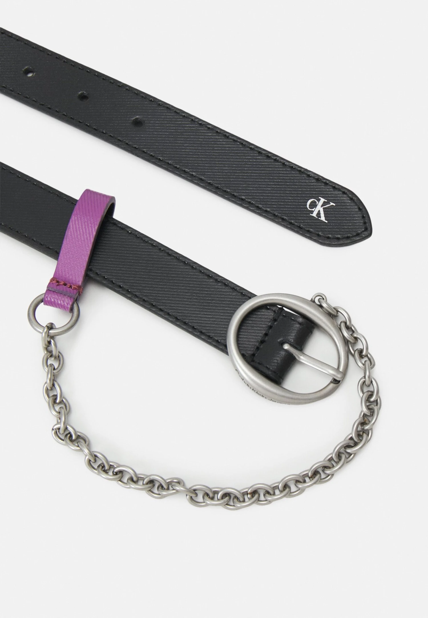 Calvin Klein Jeans Round Classic Belt Chain - Riem - Black - Afbeelding 2