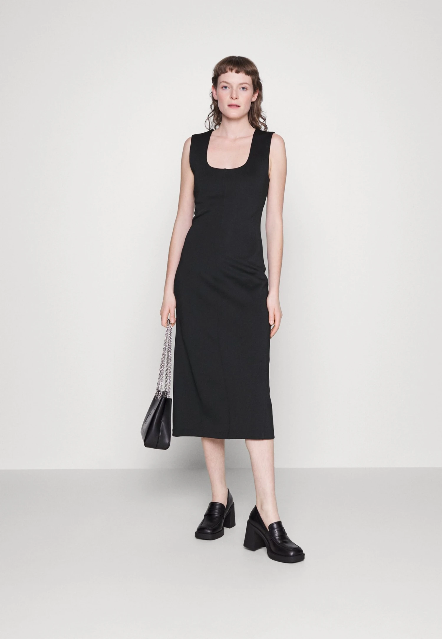 Calvin Klein Technical Midi Dress - Jurk - Black - Afbeelding 2
