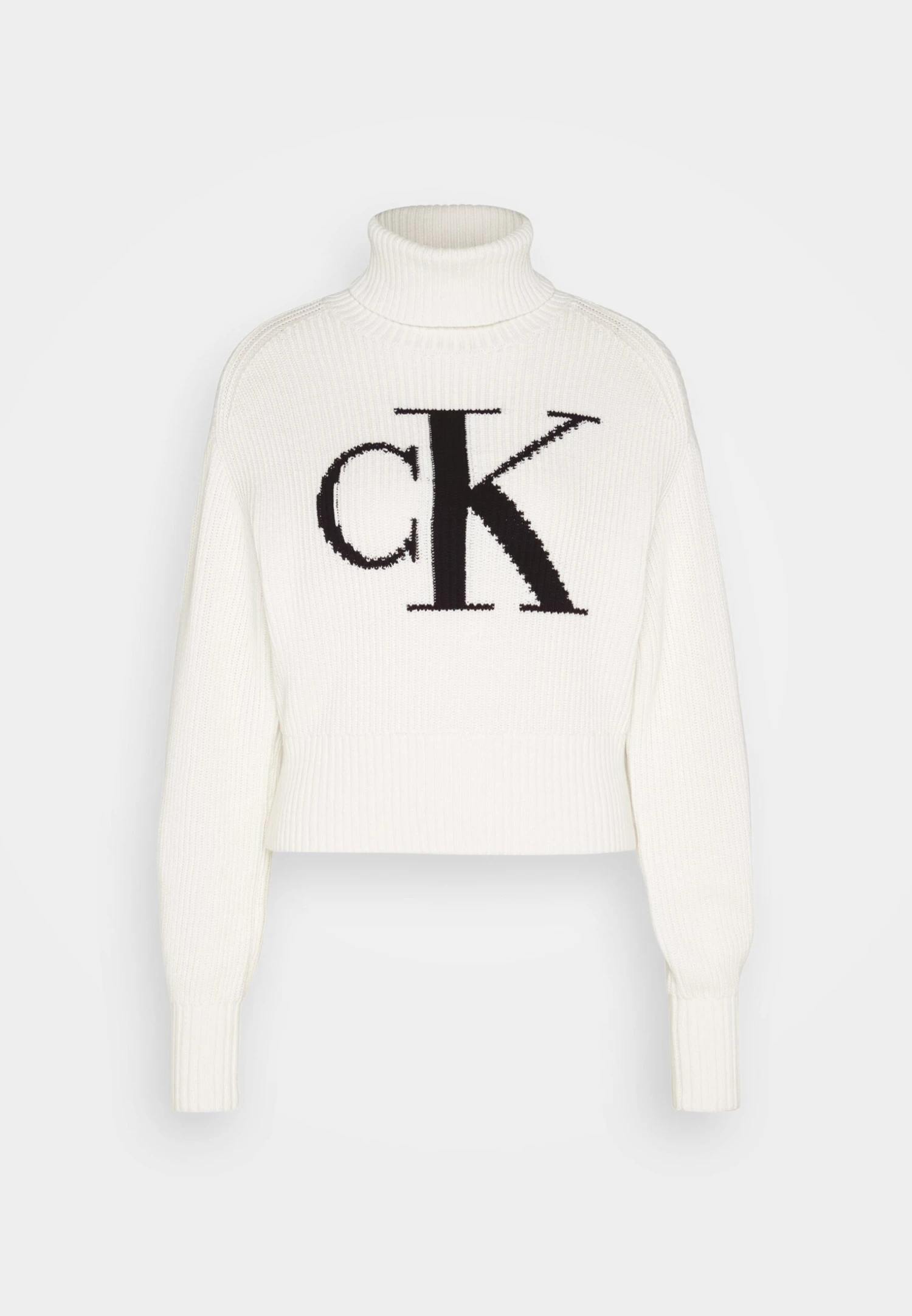 Calvin Klein Jeans Blown Up Loose Sweater - Trui - Ivory - Afbeelding 5