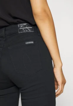 Calvin Klein Jeans High Rise Skinny - Jeans Skinny Fit - Black Denim