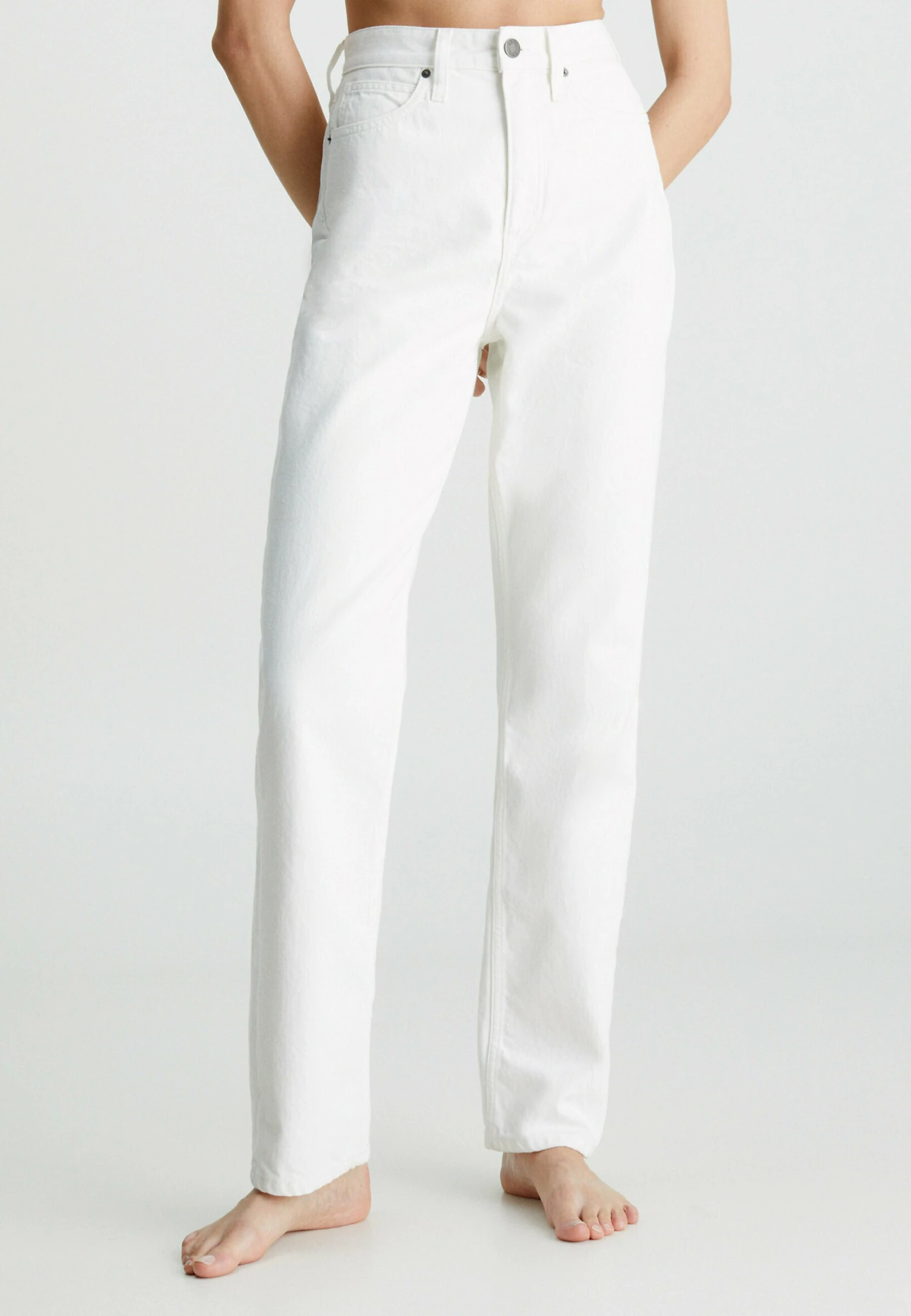 Calvin Klein High Rise - Straight Leg Jeans - Denim Light - Afbeelding 3