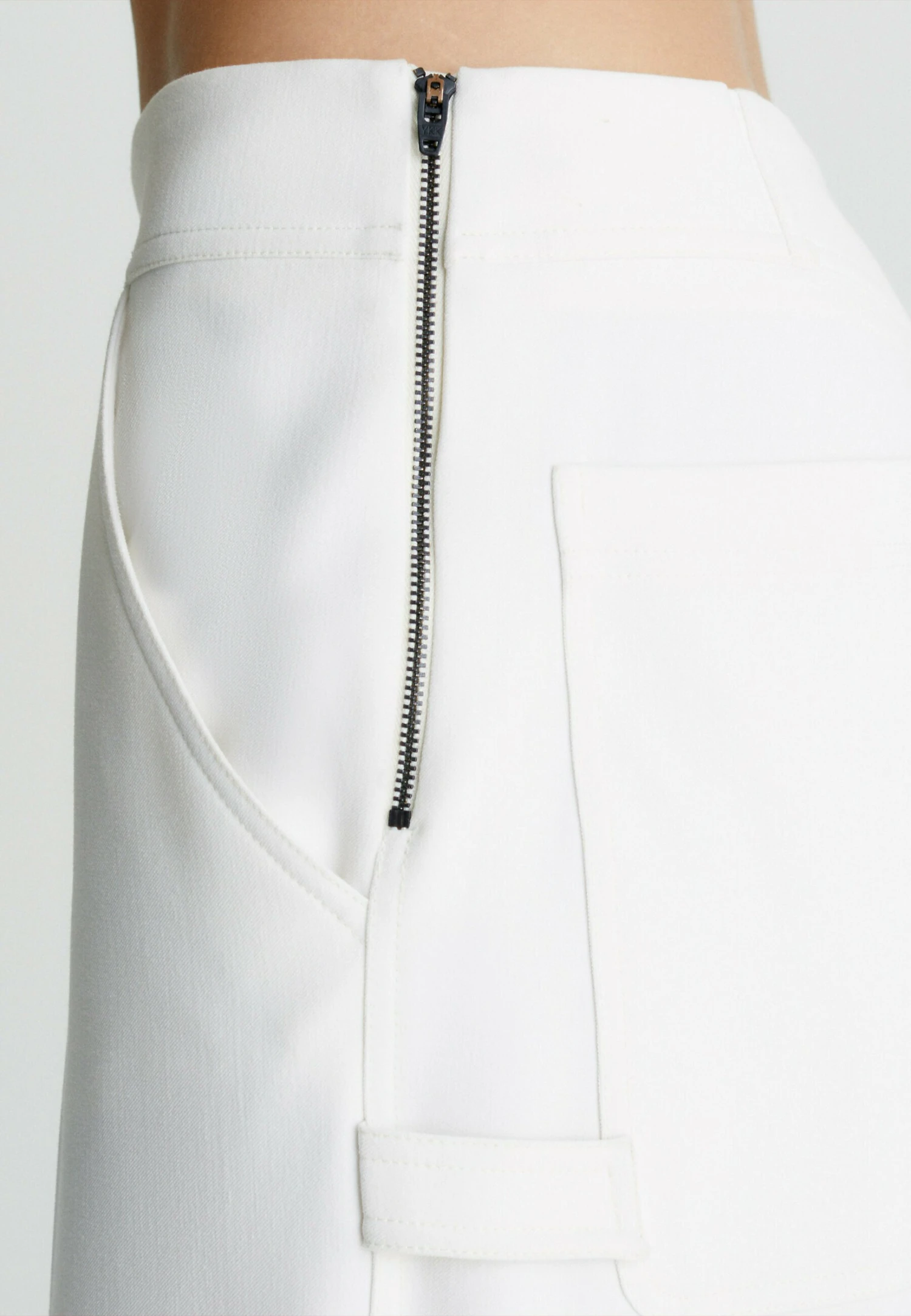 Calvin Klein Relaxed Crepe - Broek - Vanilla Ice - Afbeelding 4