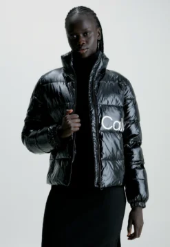 Calvin Klein Jeans High Shine Puffer - Winterjas - Ck Black