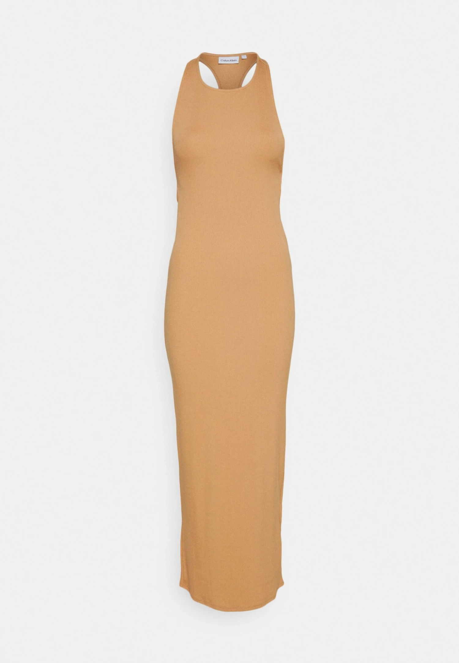Calvin Klein Nove Cut-Out Maxi Dress - Gebreide Jurk - Pale Terracotta - Afbeelding 5