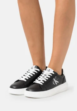 Calvin Klein Jeans Chunky Cupsole Laceup - Sneakers Laag - Black