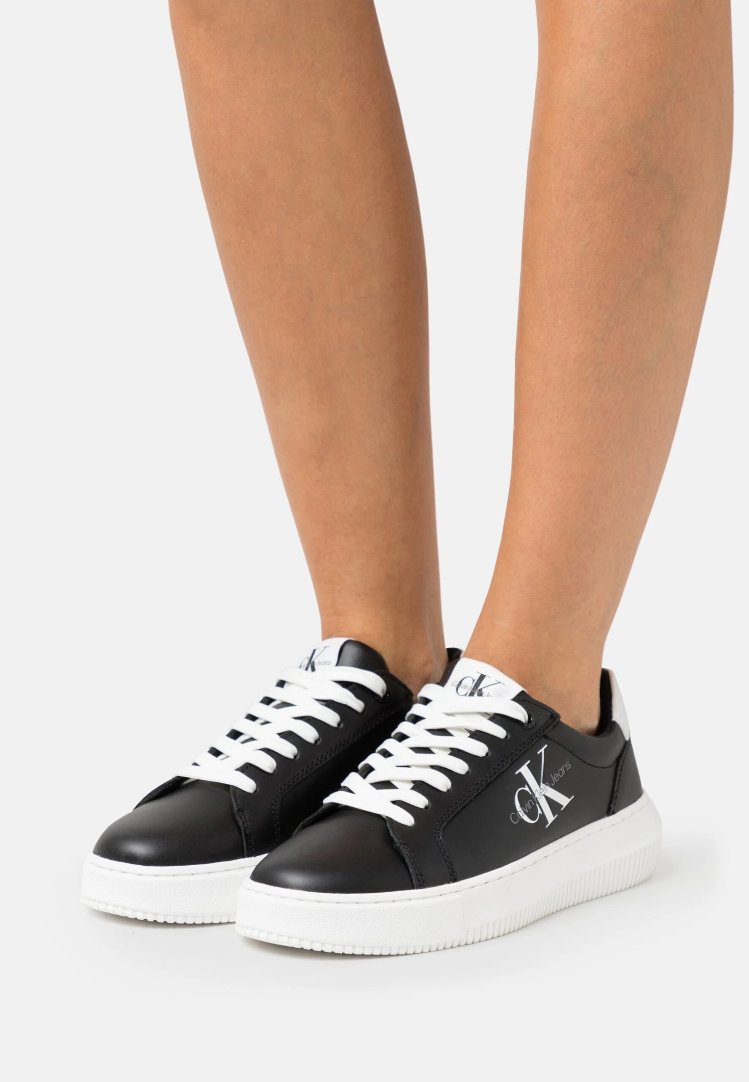 Calvin Klein Jeans Chunky Cupsole Laceup - Sneakers Laag - Black