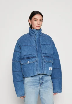Calvin Klein Jeans Light Puffer - Winterjas - Denim Medium