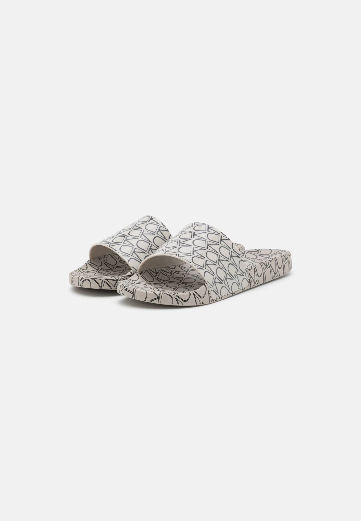 Calvin Klein Pool Slide - Badslippers - Silver Grey/Black - Afbeelding 3