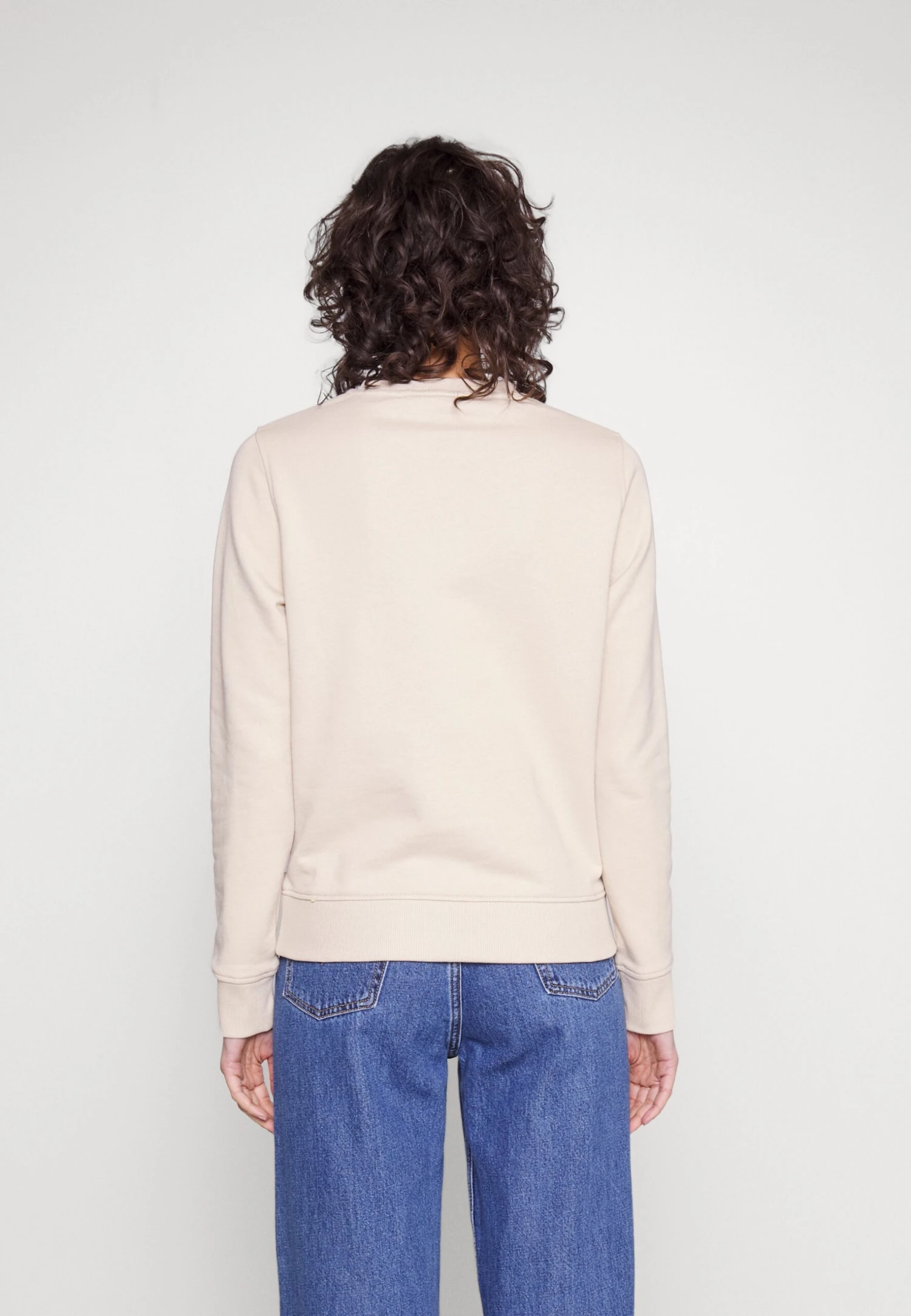 Calvin Klein Core Logo - Sweater - White Clay - Afbeelding 3