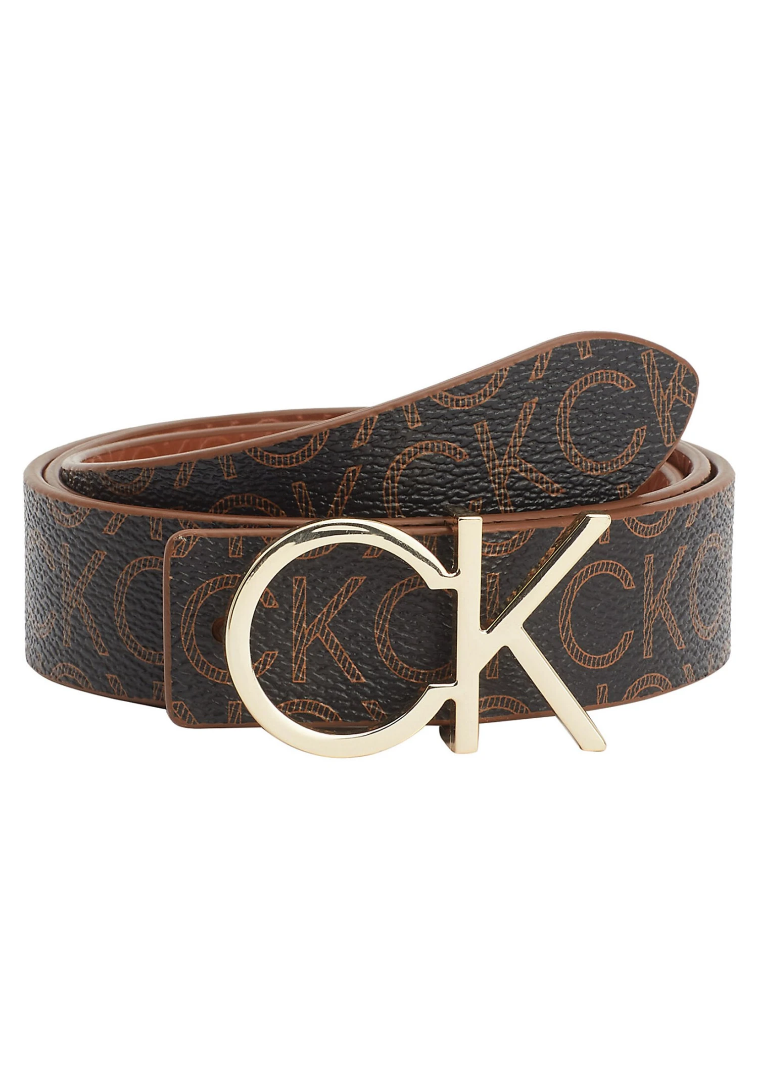 Calvin Klein Lock - Riem - Cognac Brown Mono - Afbeelding 2
