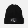 Calvin Klein Jeans Monologo Patch Beanie Unisex - Muts - Black