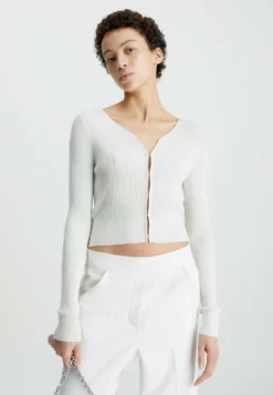 Calvin Klein Slim- Vest - Chalk