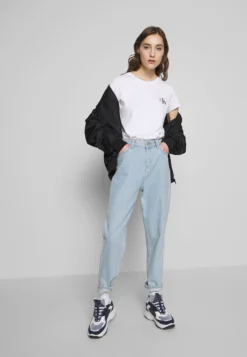 Calvin Klein Jeans Monologo 2 Pack - T-Shirt Basic - Black/Bright White